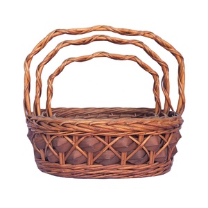 <span class=keywords><strong>Cesta</strong></span> <span class=keywords><strong>de</strong></span> Almacenamiento <span class=keywords><strong>de</strong></span> <span class=keywords><strong>Mimbre</strong></span> Tejida a Mano, Nueva, OEM 2025, con Tapa y Asa, Estilo Floral, para <span class=keywords><strong>Navidad</strong></span> y Bodas - Product Image 2