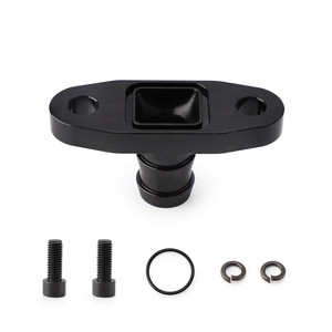 Brida de retorno de aceite de aleación de aluminio de 18 mm para turbocompresor T4 T04B T04E T04S, pieza de repuesto para coche - Product Image 4