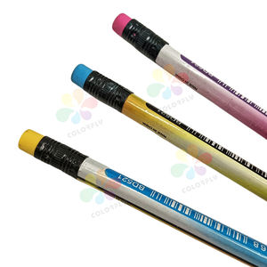 Ensembles de crayons Hb aiguisés en bois de la plus récente conception en gros crayons d'école personnalisés de haute qualité avec Earaser pour les étudiants - Product Image 4