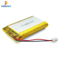 Batterie Lipo PONFLY 1800mAh 3.7V 103450-1800, batterie lithium-ion polymère rechargeable, 500 cycles, certifiée CE