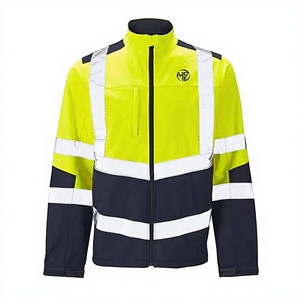 เสื้อแจ็คเก็ตสะท้อนแสงสำหรับงานก่อสร้าง ขนาดสั่งทำได้ ขายดี คุณภาพสูง คอปกแบบพิเศษ รับผลิตตามแบบ (OEM) ชุดทำงานผ้าแคนวาสสำหรับฤดูใบไม้ผลิ - Product Image 2