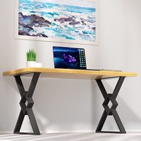 Pieds de table en métal pour table, cadre de table industriel, bureau de restaurant, banc en acier et fonte, mobilier de salle à manger, table à café