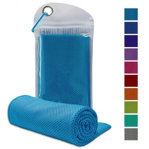 Toalla Deportiva de Microfibra de Secado Rápido con Logotipo Personalizado, Toalla Refrescante de Microfibra con Botella - Product Image 1