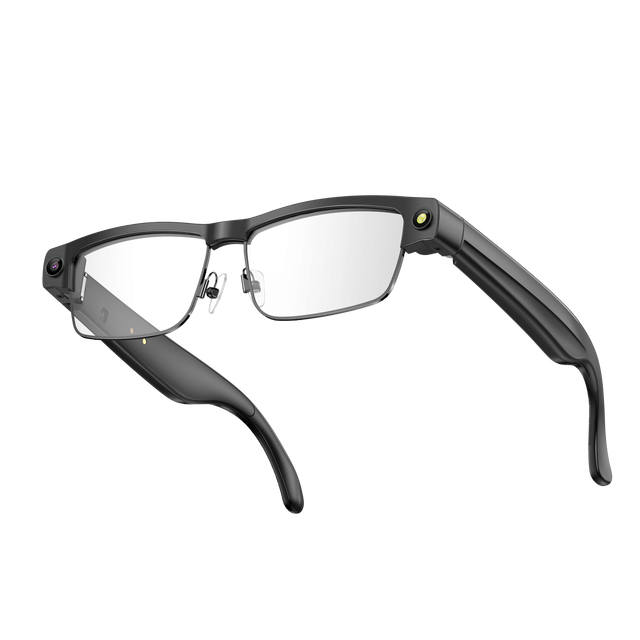 AI Smart Video Glasses Wireless Music & Video Recording Headset for Shooting Smart Glass - Intelligent Camera Glasses
