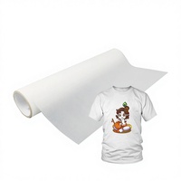 Film PET DTF haute flexibilité format A4 pour impression numérique, pelage à froid, double face, lamination 3D, transfert thermique pour tasses et céramiques