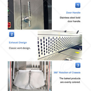 OCEAN Four de cuisson rotatif multifonction à gaz de type 16 plateaux à vendre à bon prix - Product Image 3