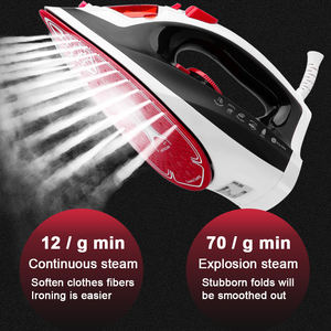 Plancha de Vapor Eléctrica de hierro con suela de cerámica ajustable multifunción para ropa y camisa - Product Image 5