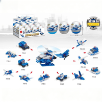 Jouet de construction miniature en capsule pour Halloween et Noël, ensemble de construction DIY à collectionner, plusieurs styles, cadeau éducatif portable