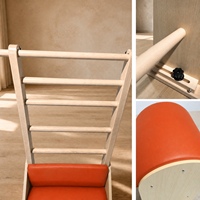 Baril d'escalade en bois pliable pour Pilates, machine d'exercice peu encombrante pour la maison, étirements du dos et entraînement du tronc