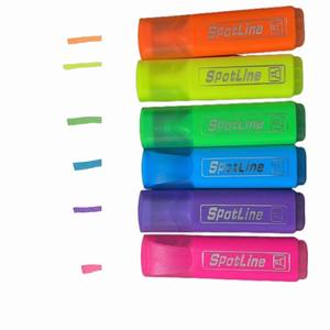 La Fábrica Está Vendiendo Marcadores Planos de Seis Colores, Material Escolar y Bolígrafos de Colores para Dibujo - Product Image 5