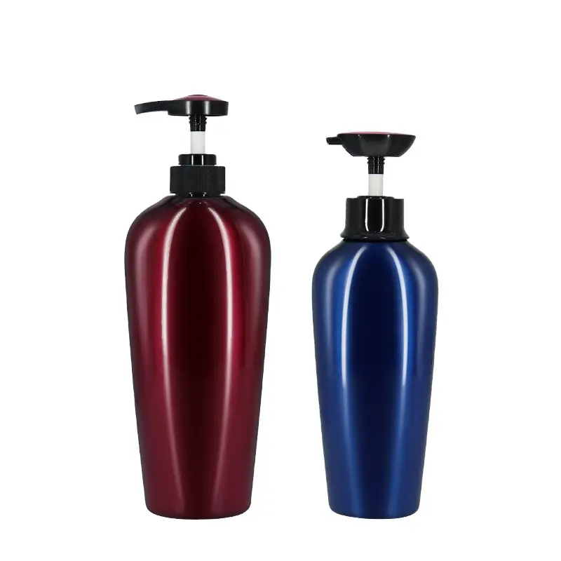 Großhandel 400ml 750ml Luxus Haustier Shampoo und Conditioner Flaschen Verpackung Pumpe Leere Plastik flasche für Haare