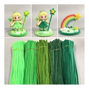 <b>Soft</b> Velvet 7mm Fuzzy <b>Wire</b> DIY Craft Material for Kids Educational Art Projects and Colorful Fuzzy <b>Wire</b> Decorative Creations - Product Image 2