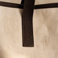 Sac fourre-tout en toile de 12 oz avec logo personnalisé, réutilisable, en coton, avec bordure contrastée, pour la promotion de marques de détail et les cadeaux promotionnels