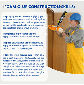 Oem bán buôn <span class=keywords><strong>PU</strong></span> bọt phun giá cả phải chăng Polyurethane bọt đóng cửa di động cách nhiệt không thấm nước <span class=keywords><strong>PU</strong></span> bọt <span class=keywords><strong>Sealant</strong></span> trên tường - Product Image 5