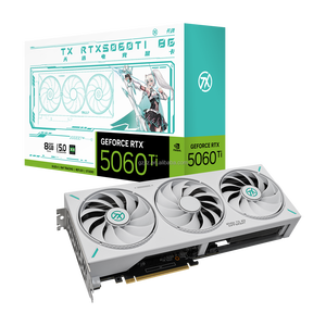 การ์ดจอเกมมิ่ง 2025 TX GeForce RTX5060 Ti 8GB GDDR7 OC DLSS4 พร้อมพัดลมระบายความร้อนสามตัว สำหรับคอมพิวเตอร์ตั้งโต๊ะ - Product Image 1