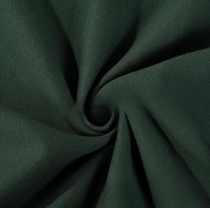 Rouleau de tissu tricoté mélangé CVC polyester-coton <span class=keywords><strong>double</strong></span> face, teint uni, avec fonction mémoire, pour vêtements de garçons et de filles - Product Image 1