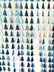 <span class=keywords><strong>D</strong></span>écorations de Noël : Guirlande de sapin, rideau de paillettes, ballons <span class=keywords><strong>Bobo</strong></span>, toile de fond, fournitures de fête - Product Image 6