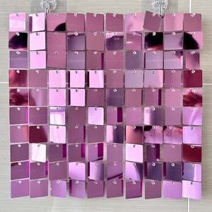 Panneau mural 3D à sequins multicolores effet miroir, détachable, pour la décoration intérieure – Vente en gros à chaud - Product Image 1