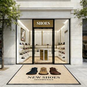 Tapis réversibles et paillassons d'entrée personnalisés avec logo pour usage commercial et extérieur, tapis de sol en nylon imprimés et tapis personnalisés avec logo - Product Image 2