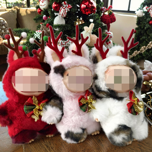 Móc khóa gấu Bubu Giáng sinh siêu dễ thương, siêu mềm mại, đồ chơi nhồi bông 19cm, chất liệu bông PP đã qua xử lý, quà tặng giảm stress, mẫu mới hot <span class=keywords><strong>2025</strong></span> - Product Image 2