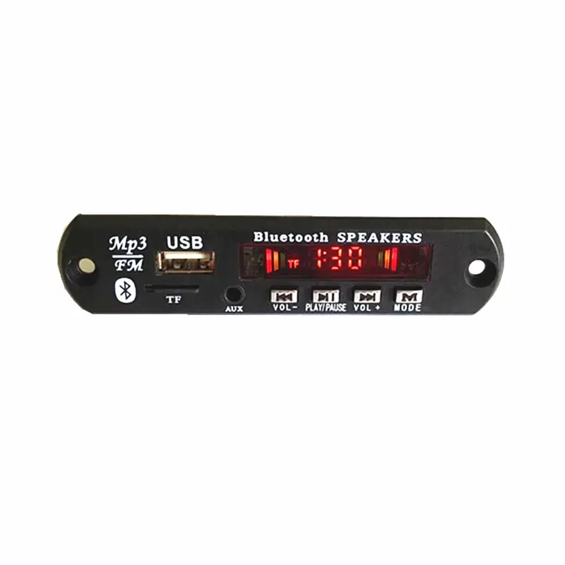 JK6838BT Produsen 12V USB Kelas D Amplifier 10W 10W Bluetooth MP3 Decoder Papan Sirkuit Modul