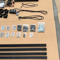 Plateforme de mouvement de cockpit 2DOF de 150 mm avec roulettes et pieds de nivellement, kit de mise à niveau pour convertir 2 axes en 6 axes