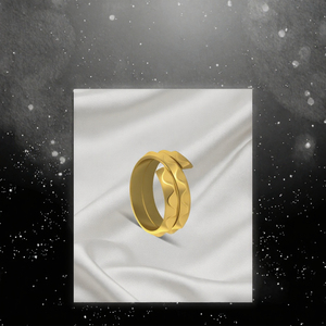 24K <b>Gold</b> Rhodium Plated Classic <b>Opal</b> Infinity Engagement <b>Ring</b> for Women Birthday Wedding & Anniversary Gifts - Product Image 2