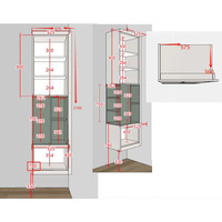 Servicios de diseño arquitectónico de renderizado 3D para el hogar moderno en línea para el edificio de la cocina del apartamento, incluido el dormitorio