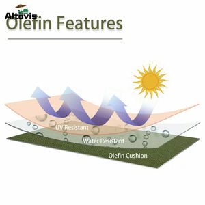 للبيع بالجملة إسفنجة قرص العسل متينة مقاومة للماء ووسادة مقعد الفناء للأريكة والأريكة - Product Image 4