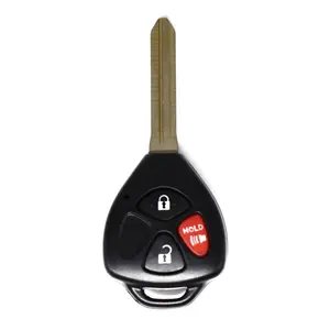 Keyyou-coque de clé de voiture d'excellente qualité, avec 2 + 1 boutons, pour automobile, modèle 12BBY-08, CMII ID, adapté aux Toyota