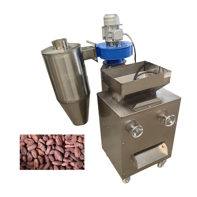 200 kg /h capacity sheller Dry coffee bean processing and peeling machine Industrial cocoa bean peeling machine