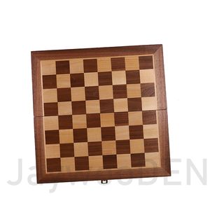 29 सेमी <span class=keywords><strong>3</strong></span>-इन-1 गैर-चुंबकीय लकड़ी शतरंज और चेकर्स ने बच्चों और वयस्कों के लिए शुरुआती बोर्ड गेम - Product Image 4