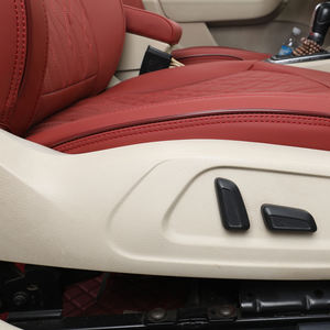 Vente en gros, vente chaude, housses de siège de voiture en cuir rouge pour <span class=keywords><strong>Volkswagen</strong></span> Magotan <span class=keywords><strong>Tiguan</strong></span>, ensemble complet, toutes saisons - Product Image 3