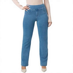 Classical Breathable High Waist Yoga Leggings Women <b>Tummy</b> <b>Control</b> Knitted Gym Pants Pocket Formal Style Factory Direct - Product Image 1
