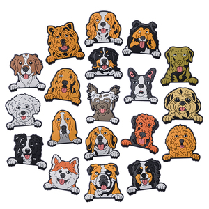 Nouveauté 2026 : Breloques pour chaussures de chien, style dessin animé japonais, pour sabots, sacs à dos, décoration de chaussons en caoutchouc et chaussures - Product Image 3