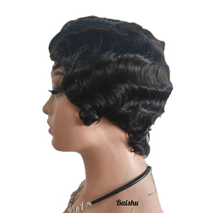 Peluca Rizada con Ondas <span class=keywords><strong>de</strong></span> Agua 100% <span class=keywords><strong>Cabello</strong></span> Humano, Estilos Brasileños y Vietnamitas, en Stock, <span class=keywords><strong>Precio</strong></span> <span class=keywords><strong>de</strong></span> Fábrica al por Mayor - Product Image 3