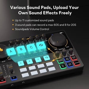Professional WiredMicrophone Mini RGB Mic 3 Ports Laptop Podcasting <b>Microphones</b> <b>for</b> Teach Recording Mic - Product Image 2