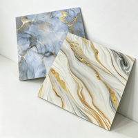 Vente flash : Carreaux de sol 60x60 cm en porcelaine émaillée, design moderne jaune jade, céramique brillante pour sol intérieur