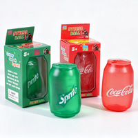 Jouet anti-stress sensoriel en forme de canette de maltose, jouet alimentaire en forme de canette de soda pour soulager le stress, jouet à presser viral transfrontalier en gros
