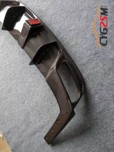 LED Light Style Carbon Fiber Rear Lip <strong>Diffuser</strong> for W207 C207 Coupe E200 E260 E300 2 Door 2014 - 2016 Bumper Guard - Product Image 6