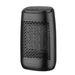 Mini electric heaters ptc ceramic heater digital electric fan heaters for room and bathroom