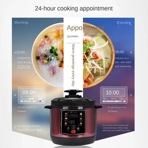 Mini Nồi áp suất nhà máy nhà sản xuất hộ gia đình thương mại 3L 500W Nồi cơm điện với thép không gỉ bên trong nồi - Product Image 6