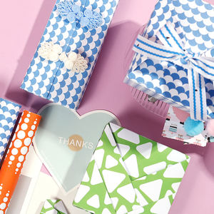 Wholesale 80g Small Circle Art <b>Paper</b> Tissue 43*300cm Gift Luxury Custom Packaging <b>Wrapping</b> <b>Paper</b> <b>Roll</b> - Product Image 5