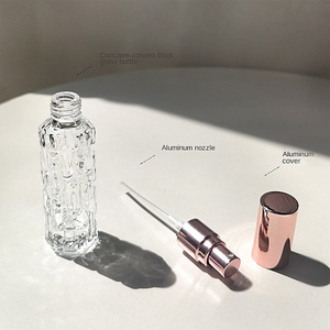Flacone Mini Profumo da <span class=keywords><strong>10ml</strong></span> in Vetro Rettangolare Vuoto, Antigoccia, con Pompa Spray a Vite, Ricaricabile con Diffusore - Vendita Calda - Product Image 5