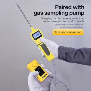 Sh100 xách tay dễ cháy gas Detector nhạy cảm bơm hít LPG/LEL/tự nhiên/Methane gas Leak Detector với màn hình LCD