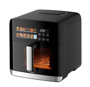 Forno Friggitrice ad Aria 3 in 1 in Acciaio Inossidabile Quadrato Classico con Funzione Friggitrice ad Aria e Microonde, Alta Qualità per Uso Commerciale e Domestico - Product Image 1