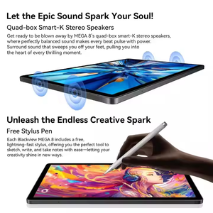 Blackview Mega 8 13 "Android 15 máy tính bảng 12GB + 256GB 11000mAh 50MP máy ảnh màn hình lớn máy tính bảng - Product Image 4