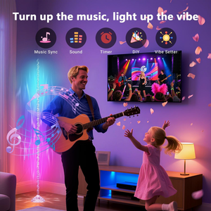 Lámpara de Pie RGB Magic Color, Luz de Esquina LED Inteligente con Control por Aplicación, Efectos de Iluminación Dinámicos para Decoración del Hogar - Product Image 5