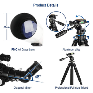 <span class=keywords><strong>2025</strong></span> Kính thiên văn khúc xạ 80500 mới với chân máy - Product Image 3