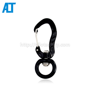 Màu sắc tùy biến, biểu tượng, vv. Flat d-shaped xoay Carabiner tùy chỉnh nhôm leo núi ngoài trời và cắm trại Clip - Product Image 5